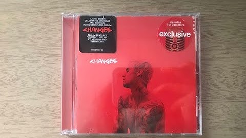 Justin Bieber - Changes Album Unboxing - Target Exclusive