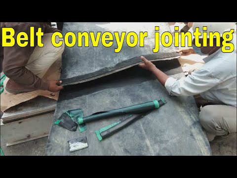 Conveyor Belt jointing. Vulcanization jointing for belt conveyors. Industrial belts jointing.