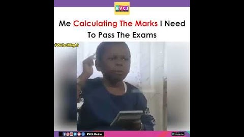 Me Calculating Marks to pass Exams - Funny Video