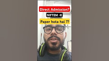 Get Admission in NIFTEM -K through direct admission process #btech #foodtechnology #jee #neet
