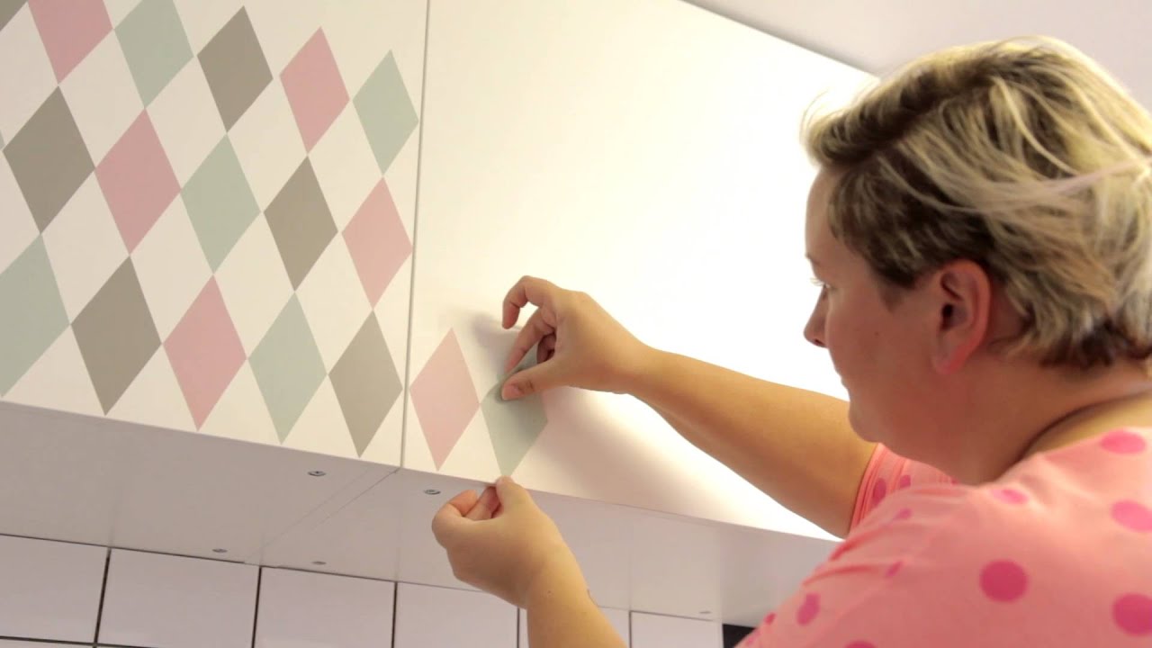 Kreativa karin dekorerar köksluckor youtube