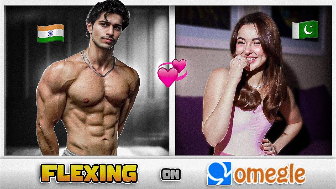 Pakistani Girls reaction to Bodybuilder on Omegle💞