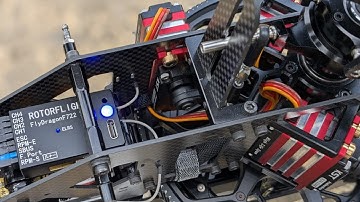 Tron 7.0 - one of the first setupflights with the Rotorflight FlyDragon