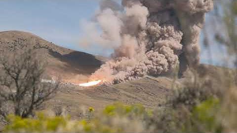 Booster Test for Future Space Launch System Flights