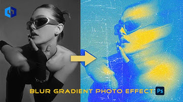 How To Do Blur Gradient Photo Effect In Photoshop l Tutorial 2024 l