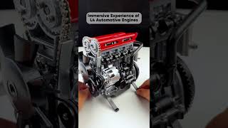 Lnline-four engine model #enginemodel #miniengine #vortrixe #diy