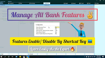 Banking Features In Tally Prime | Bank Functions In Hindi | Bank Features Enable | Tally Prime