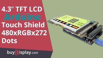 Serial SPI Arduino 4.3"TFT LCD Touch Shield Example for Mega/Due/Uno