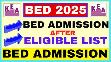 B.Ed Eligible List ಇಂದು ಬರುತ್ತಾ? Option Entry ಯಾವಾಗ?|CAC ವೇಳಾಪಟ್ಟಿ ಬದಲಾವಣೆ ಆಗುತ್ತಾ?|Eligible List
