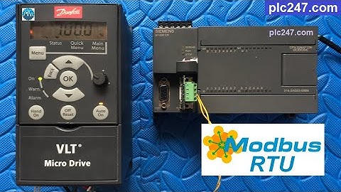 Siemens S7-200 "Modbus RTU" Danfoss FC51 Inverter