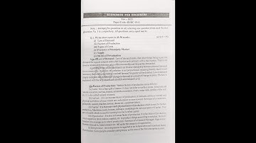 MDU B.Tech.(All Branches)- Economics for Engineers HSMC-01-G 2023 Nov. Solved Paper