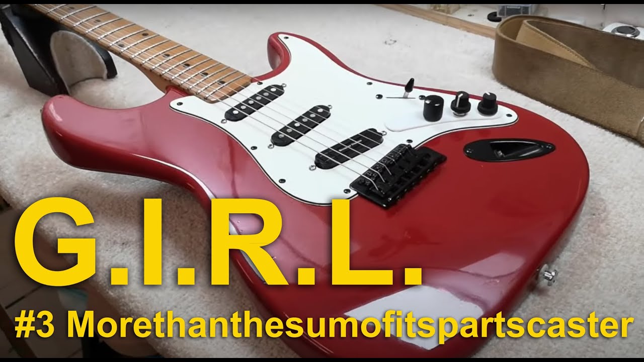 Red Partscaster Guitars I Really Love and why #3 My Red partscaster Strat - YouTube