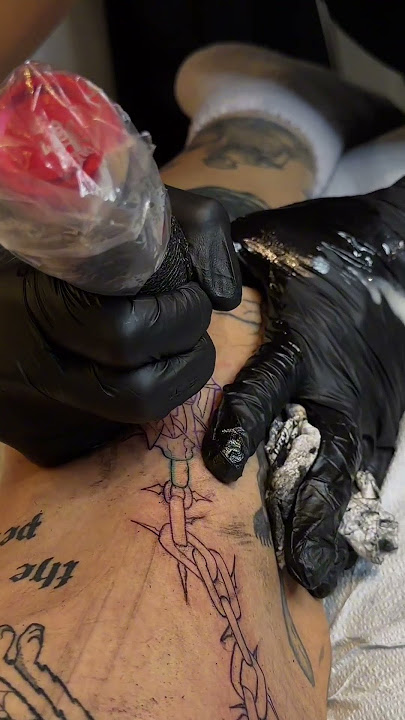 adding another tattoo to the collection #tattoos #atxtattoo #legtattoo #tattoovlog