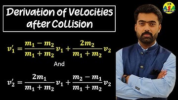 Velocities of two objects after an Elastic Collision | Motion and Force