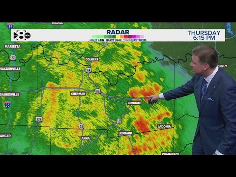 DFW Weather: Tracking several rounds of storms moving through North ...