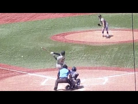 関西学院佐藤太紀、慶應増居から痛烈なレフト前ヒット20210610全日本大学野球選手権