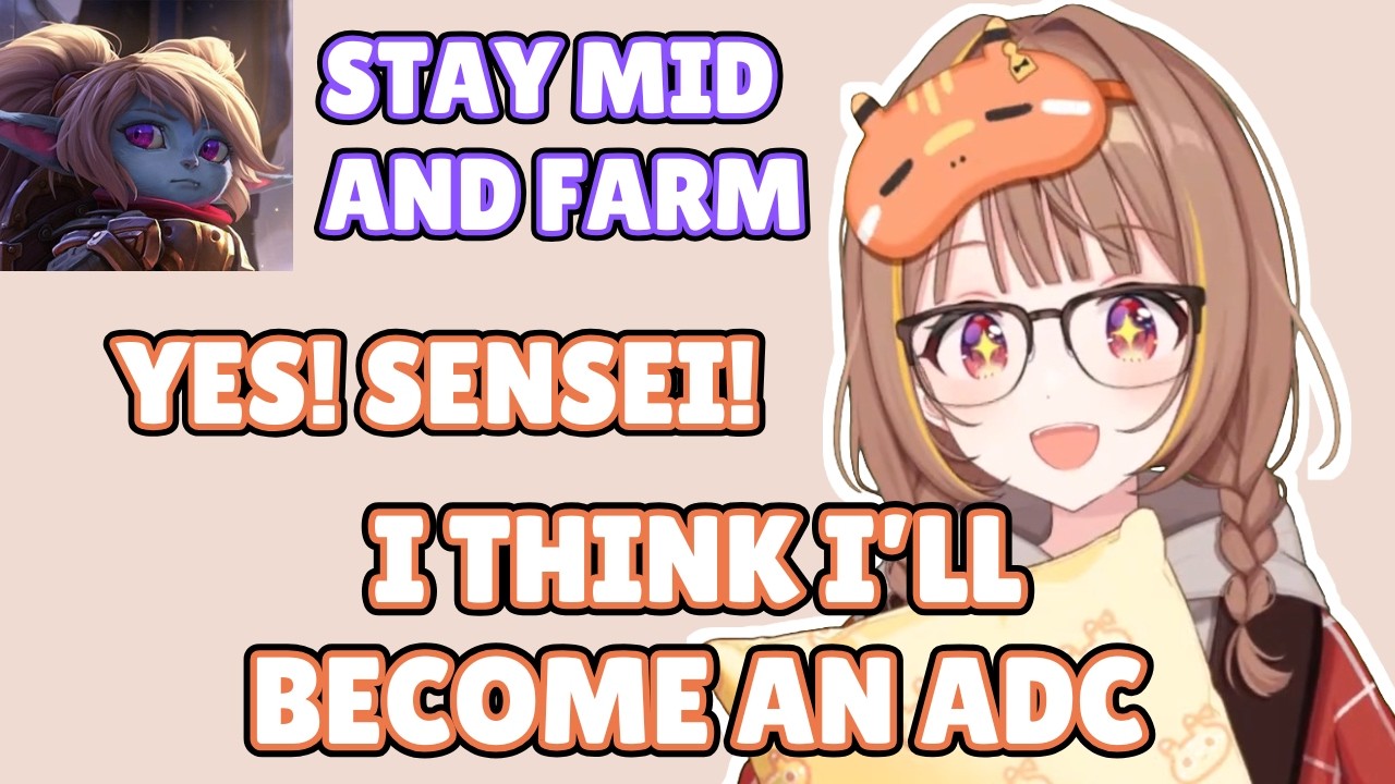 Yuuhi gets Autofilled ADC and Coached by a Random Poppy in English [Sendo Yuuhi / VSPO Eng Sub]