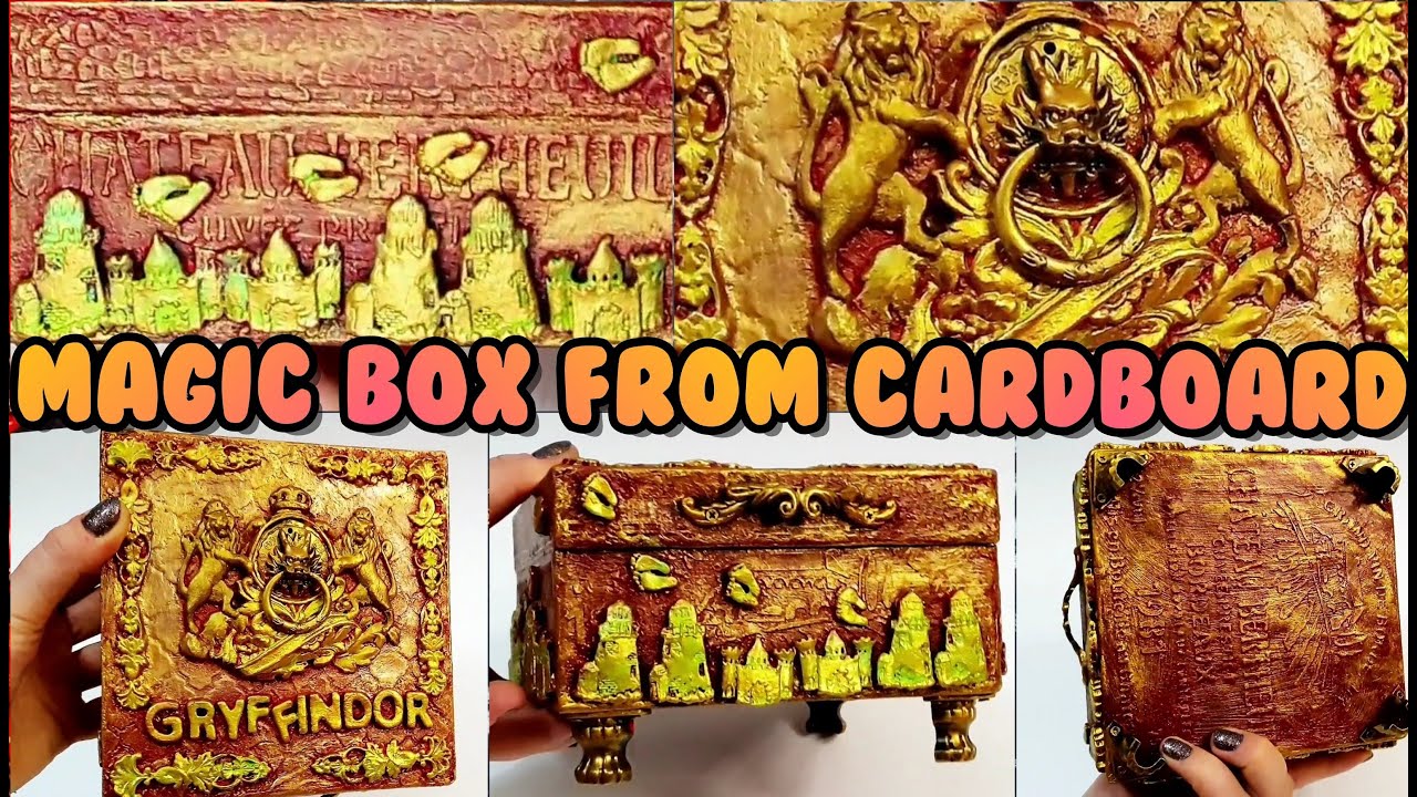 DIY How to Make Magic Box from Cardboard ? DIY Beautiful jewelry box