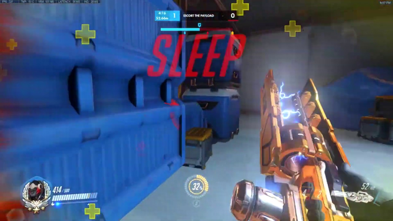 CLONEMAN16 WINSTON VS AIMBOTCALVIN MCCREE! [ OVERWATCH SEASON 17 TOP 500 ]