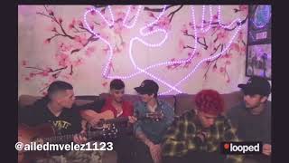 CNCO - Pegao (acoustic version/versión acústica) 7/22/20