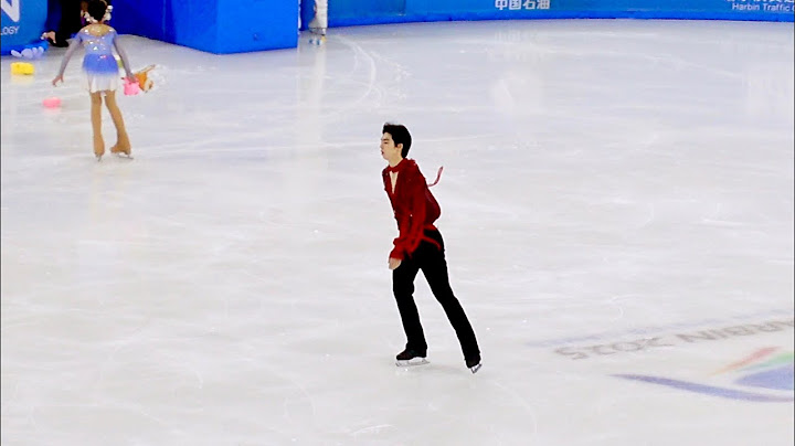 2025 하얼빈 동계아겜 차준환 프리 전 대기웜업 Cha Junhwan Harbin Asian Winter Games FS warm-up while waiting