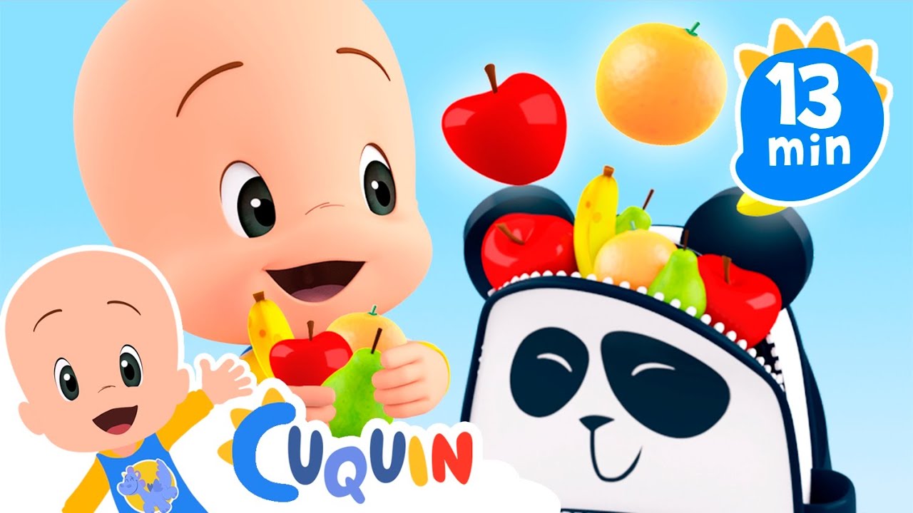 A mochipanda e as frutas coloridas 🍎🍐🍌 | Aventuras educativas de Cuquin