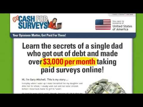 Get Cash For Surveys is a best paid surveys program. - YouTube