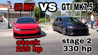 GTI MK7 vs GTI MK7.5 (diferencias en hp interior y exterior) | beto vlogs