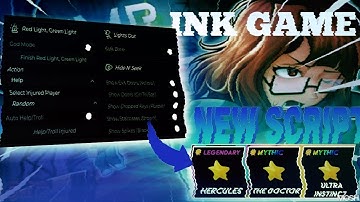 [OP] New Ink game script Dahen hub Op Killaura Auto QTE auto dodge Enable powers And more