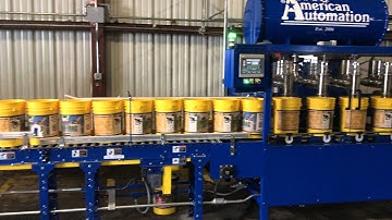 American Automation 5 Gallon Pail Filler and Lid Pick