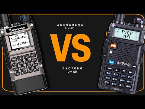 Quansheng UV-K1 Ham Radio vs The Baofeng UV-5R Amateur Radio - Which One Is Better?