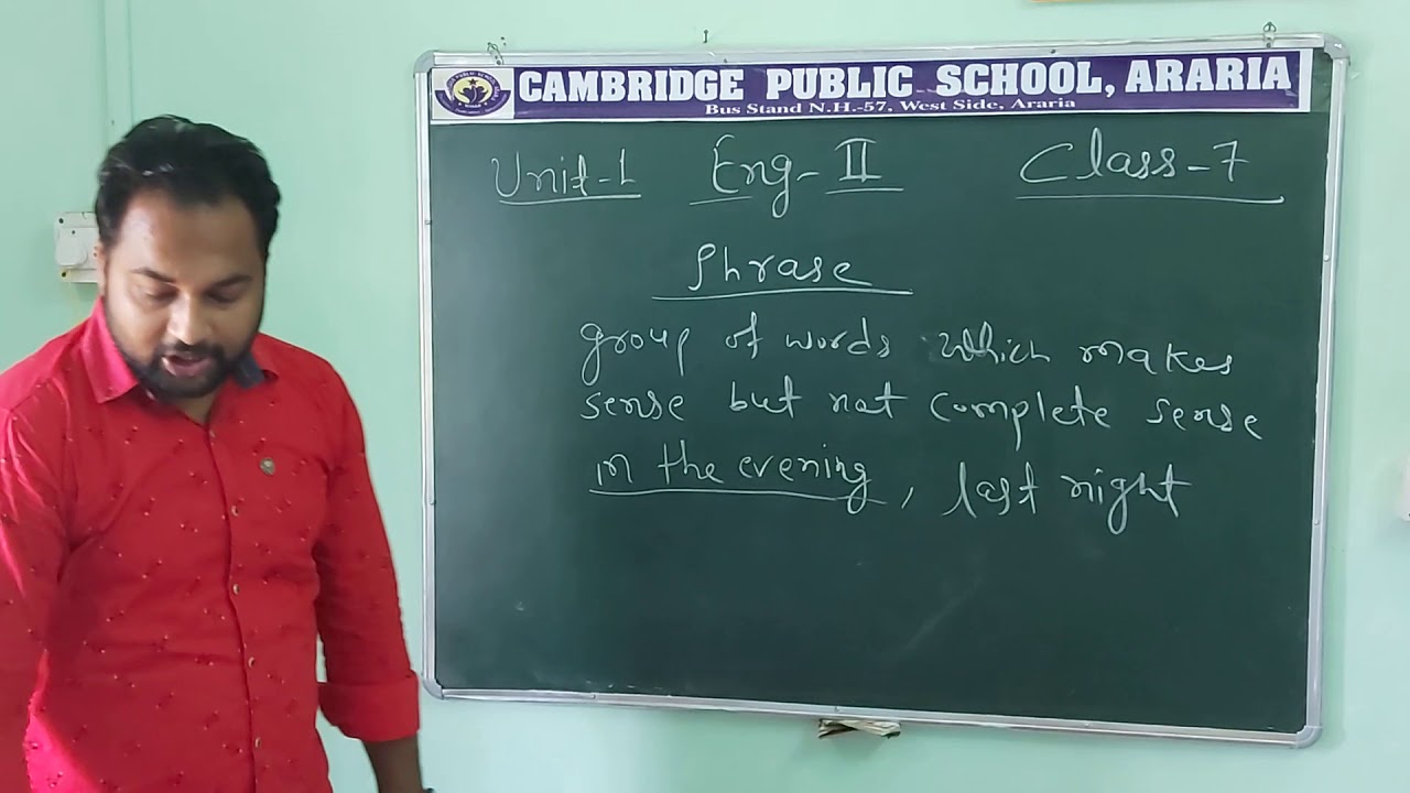 the-sentence-cbse-class-7-english-grammar-unit-1-youtube