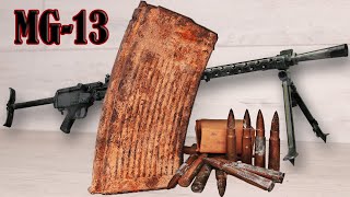 Rusty WW2 German MG13 Magazine Restoration