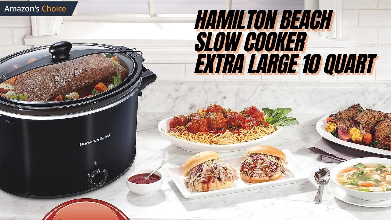 Hamilton Beach 10 Quart Slow Cooker