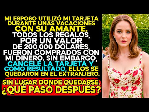MARIDO COMPRÓ REGALOS POR $200 MIL PARA SU AMANTE CON MI TARJETA Y LOS DEJÉ EN LA CALLE...