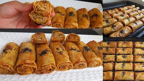 بلا ما تورقي بلا ما تعذبي😌 بعجينة سحرية راقية فالشكل وروعة فالمذاق👌 ساهلة فالتحضير وتستحق التجربة💯