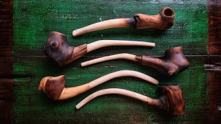 MAKE A SMOKING PIPE - How To Make Smoking Pipes From Wood - Diy Pipe - Wood Pipes