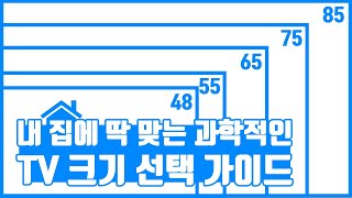 내 집에 맞는 TV크기 정해드립니다