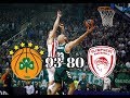 Παναθηναϊκός - Ολυμπιακός 93-80 | Στιγμιότυπα - 6η Αγωνιστική Euroleague (9/11/2018)