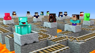 Last to Leave Minecart Wins!