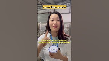 Fully automatic yogurt filling machine, 1800 cups per hour