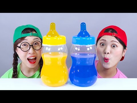 Конфеты в бутылках Желе Мукбанг ДОНА DONA