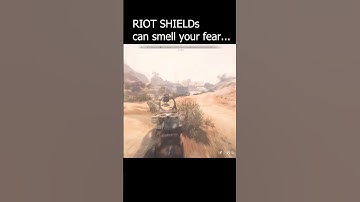Riot Shields in DMZ can smell your fear...