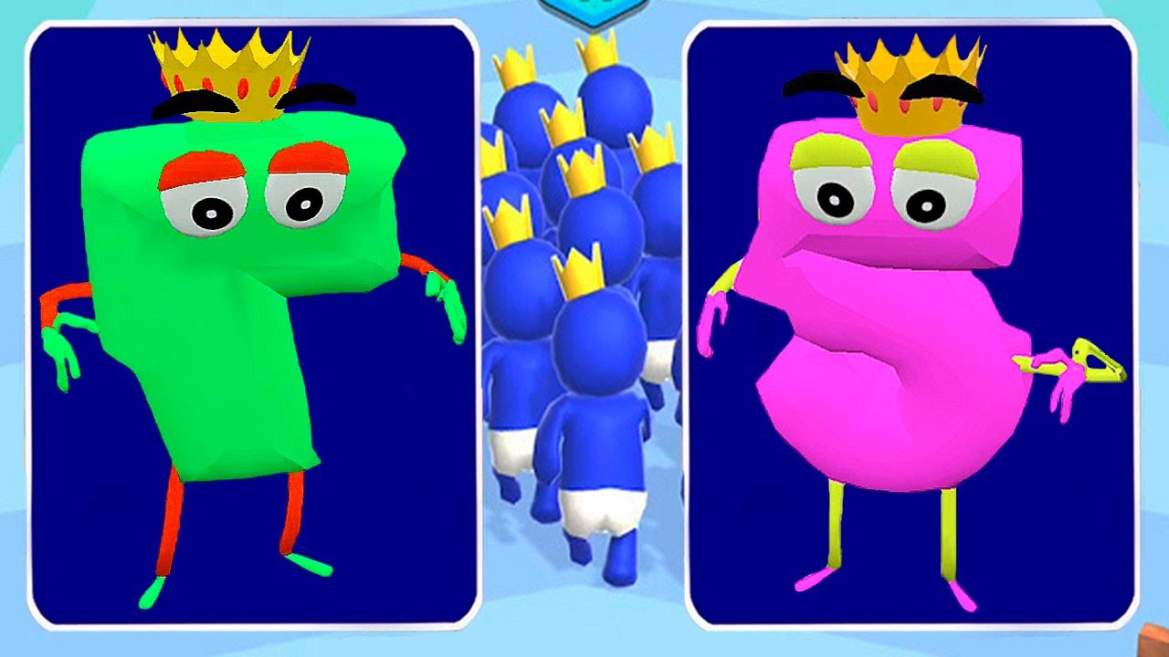 Merge 'Rainbow Friends 3D Run + Number Run 3D' Merge Battles ⭐⭐⭐⭐⭐⭐⭐⭐ ...