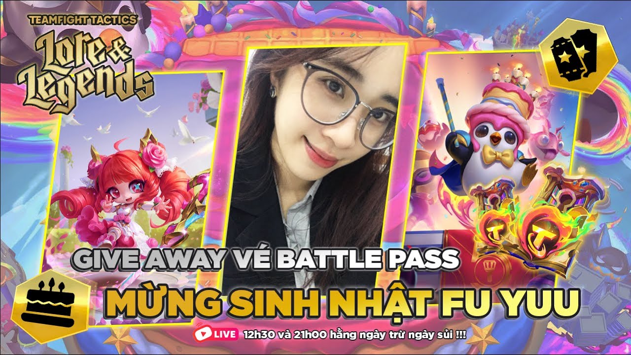 🌷  GIVE AWAY VÉ BATTLE PASS MỪNG SINH NHẬT FUYUU🍓 ♥
