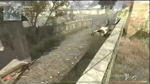 MW2 - Overgrown - SnD - AK-47 (Gameplay)