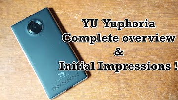 YU Yuphoria complete overview and Initial impressions! [ $120 Cyanogen OS phone ]