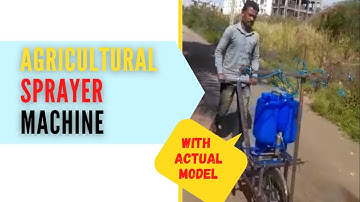 AGRICULTURAL SPRAYER | MANUAL Agriculture Spray Machine| MECHANICAL ENGINEERING PROJECT