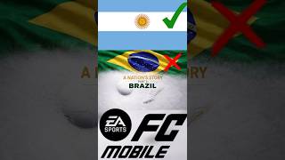¿NOS MINTIERON? 🛑 BRASIL AFUERA Y ARGENTINA ES OFICIAL!🛑 HISTORIA DE UNA NACION😱#fcmobile