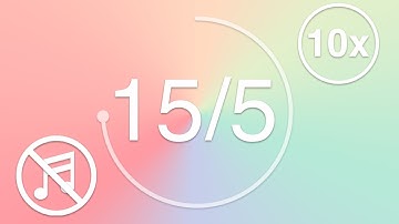 15/5 - Pomodoro - 15 minute timer with 5 minute breaks - No Music - Pastel